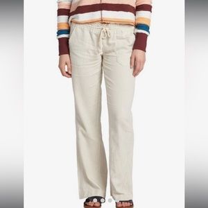 Roxy Linen Beach Pants Size L